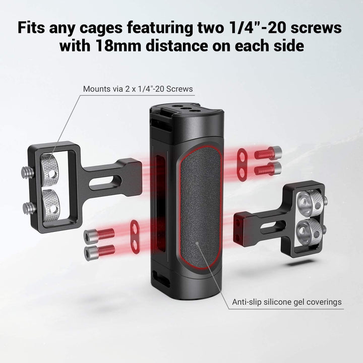 SMALLRIG Mini Side Handle Handgrip with Dual 1/4-20 Scr