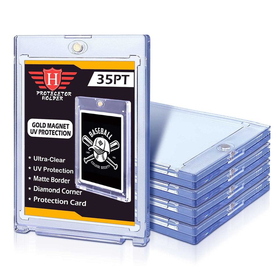 5 ct Magnetic Card Holders for Trading Cards, 35 pt Har