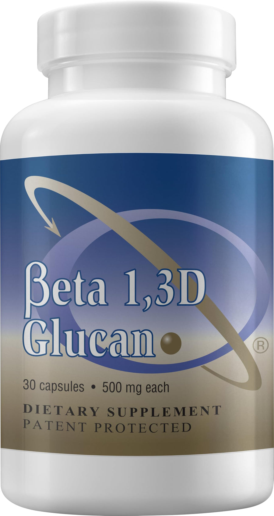 Immune Support Supplement with 500mg of Highly Purified Beta Glucan Per Capsule (Pack of 1)