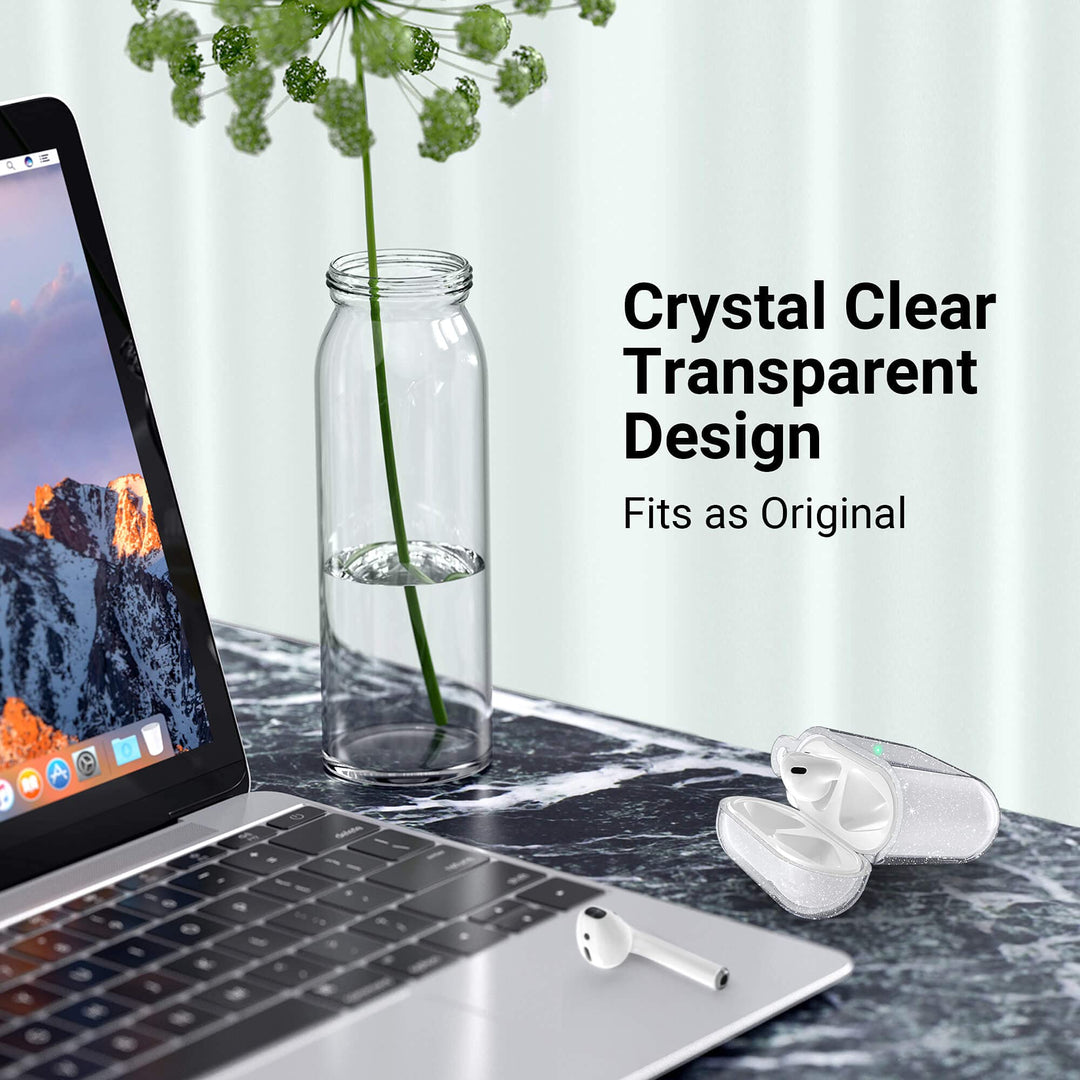 ULAK Compatible with Airpods Case Cover Clear, Designed