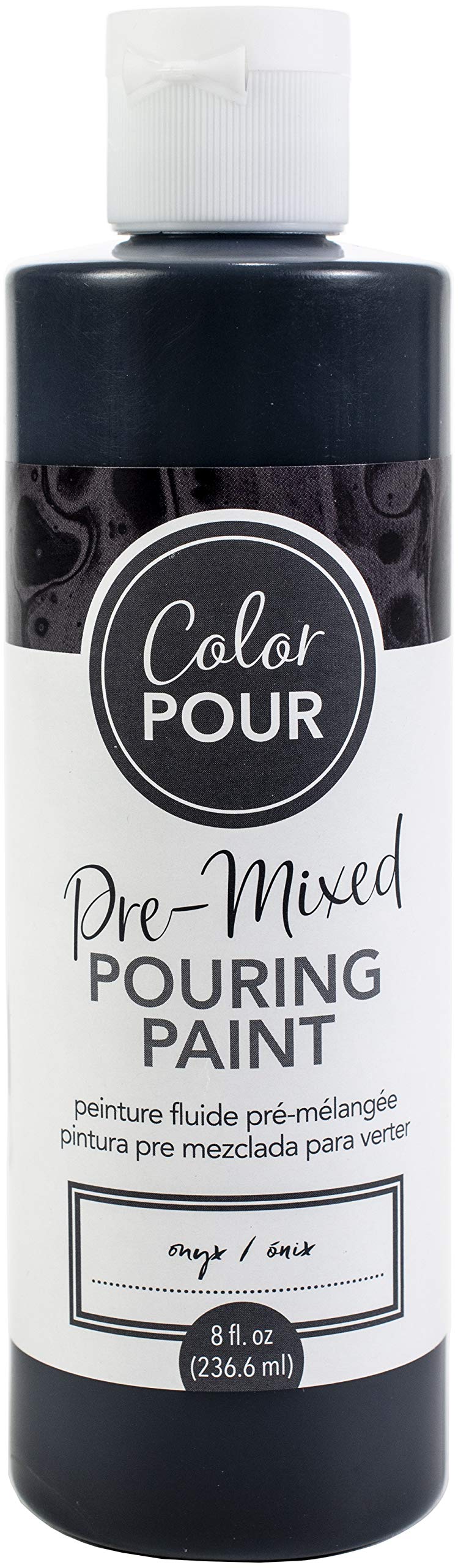 AMERICAN CRAFTS COLOR POUR PAINT 8OZ ONYX, other