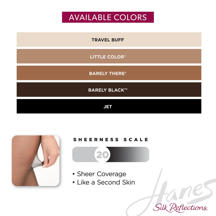 Silk Reflections Women&#39;s Lace Top Thigh High, Barely There, A/B