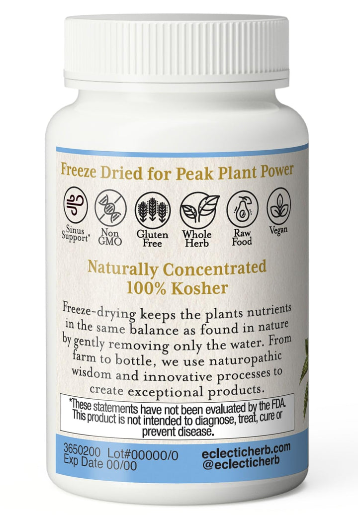 Eclectic Nettles Quercetin Freeze Dried Vegetables, Blu