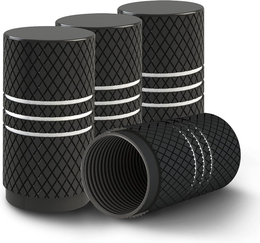 Bling Tire Valve Stem Caps (4 Pack) | Protect Your Tire Valves with Tire Stem Caps Universal Tire Air Caps for Cars, Motorbikes, and Trucks | Car Accessories
