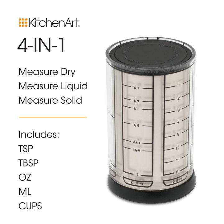 KitchenArt 55250 Pro 1 Cup Adjust-A-Cup, Satin