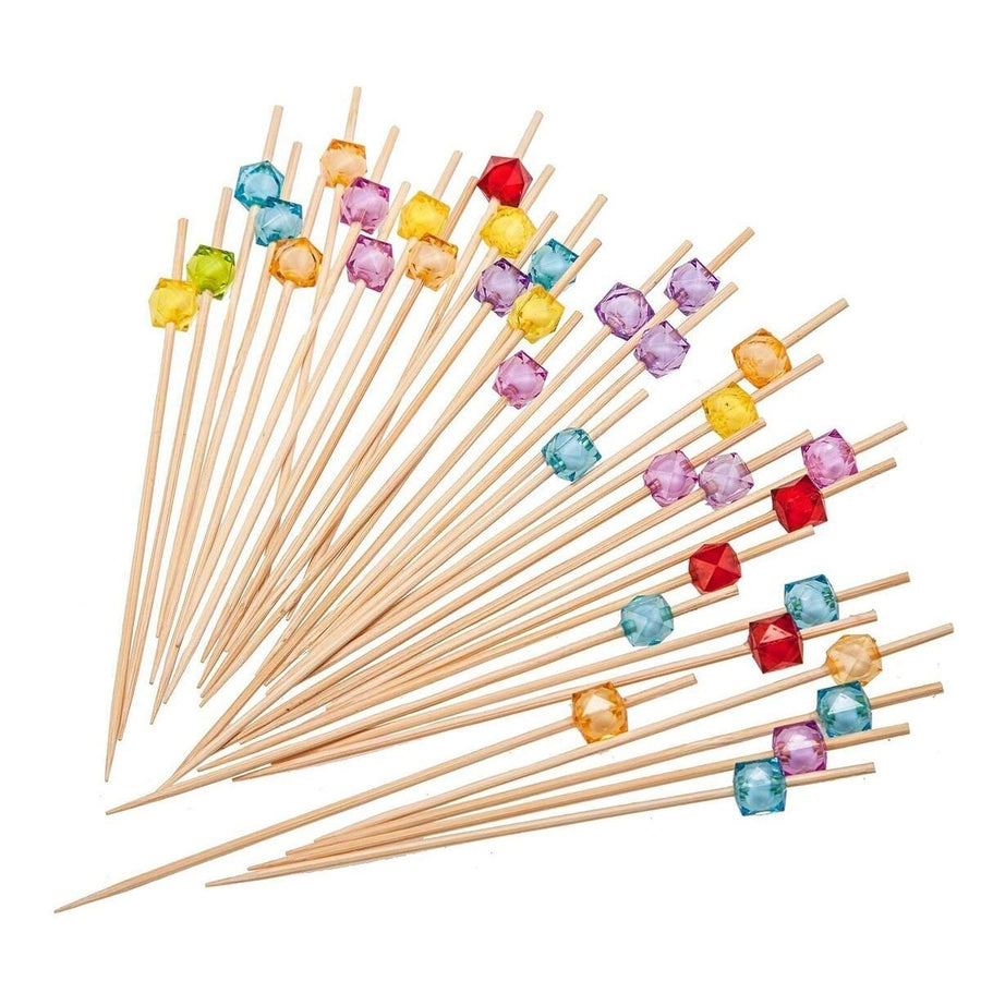 PuTwo Cocktail Picks 4.7 Handmade Multicolor Appetizer 