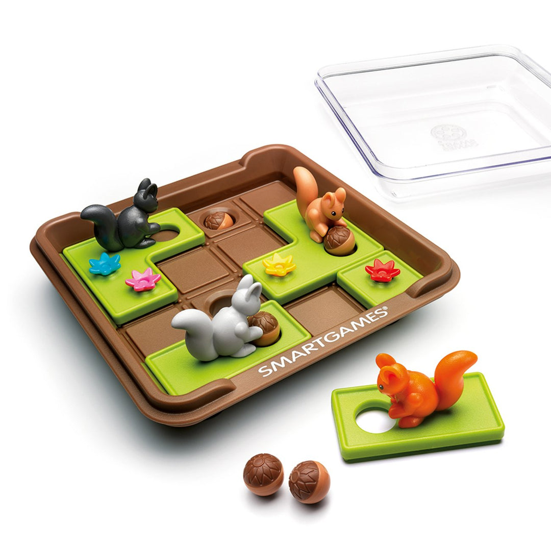 SmartGames Squirrels Go Nuts! Travel Game for Ages 6-Ad