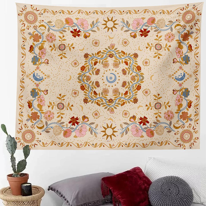 TTYQXZ Wall Tapestry Bohemian - Floral Vine Tapestry Wa