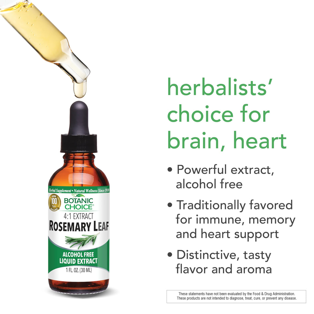 Botanic Choice Liquid Extract, Rosemary Leaf, 1 Fluid O