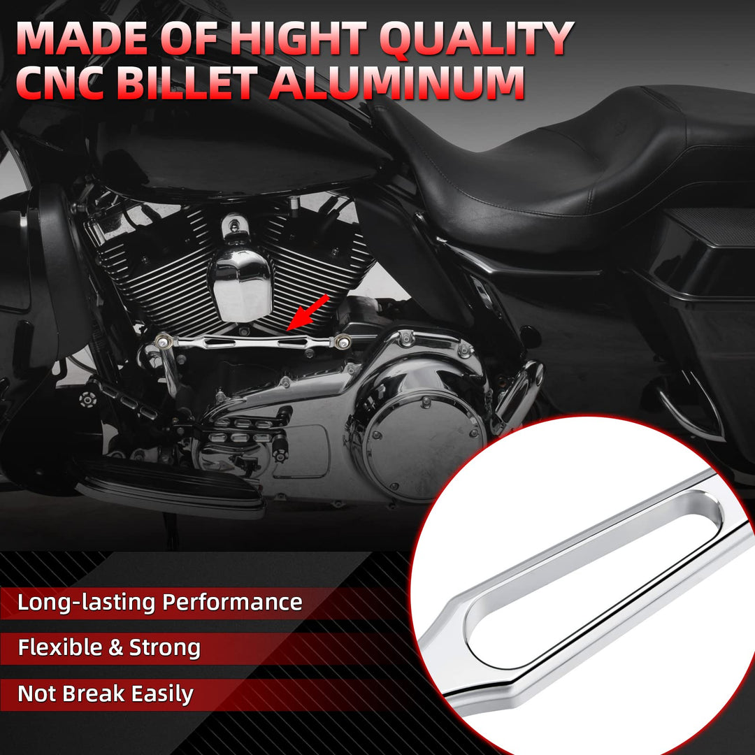 Chrome Gear Shift Linkage Compatible for Harley Davidson Softail Dyna Touring Road King Electra Street Glide Tri Glide 1986-later