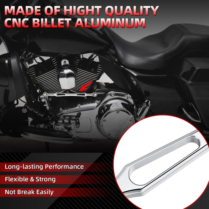 Chrome Gear Shift Linkage Compatible for Harley Davidson Softail Dyna Touring Road King Electra Street Glide Tri Glide 1986-later