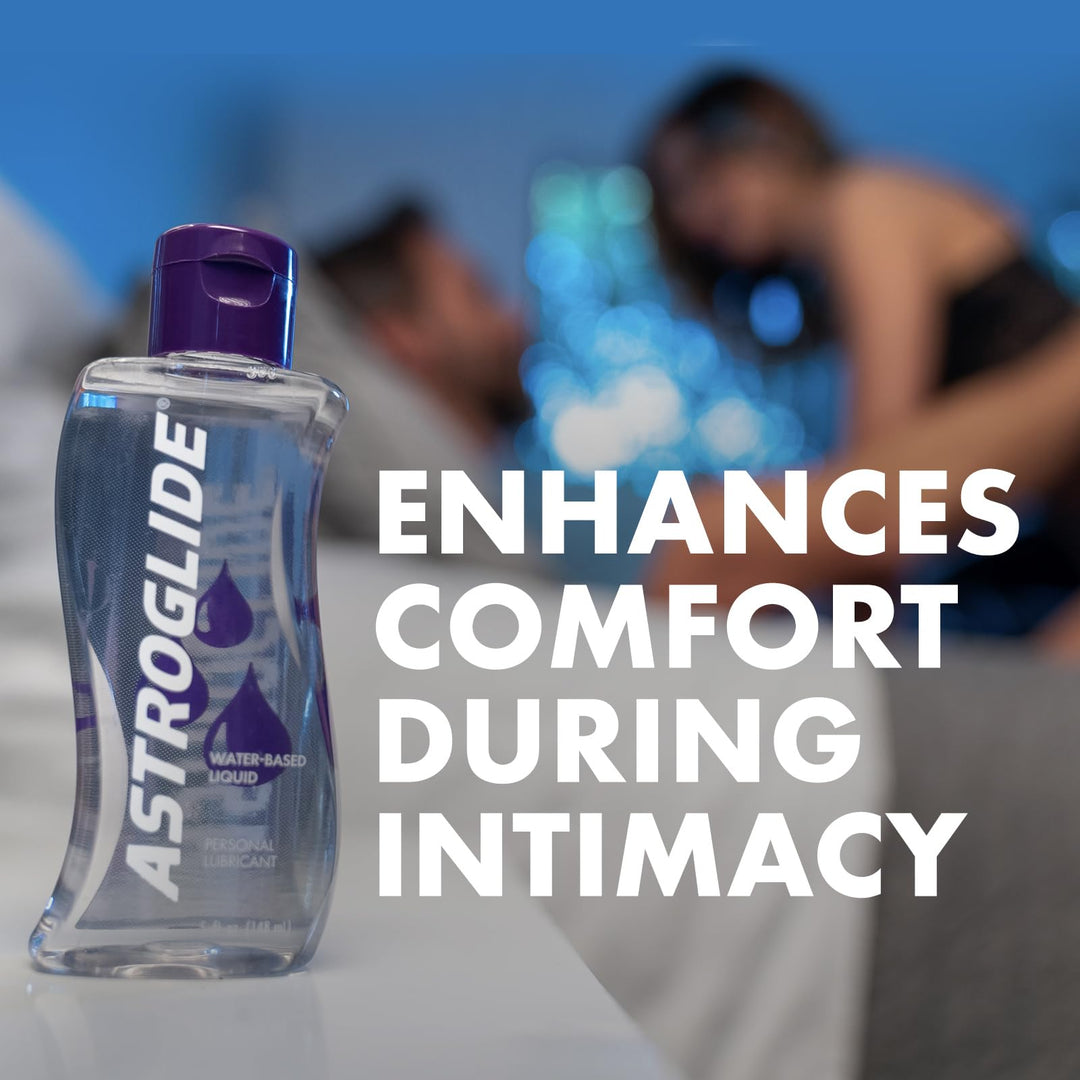Astroglide Water Based Lube (5oz), Liquid Personal Lubricant, Sex Lube, Long-Lasting for Men, Women and Couples, Safe for Toys