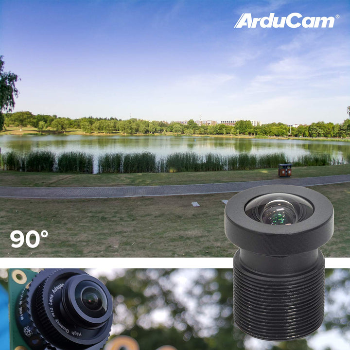 Arducam M12 Lens Kit for Raspberry Pi HQ Camera (Type 1