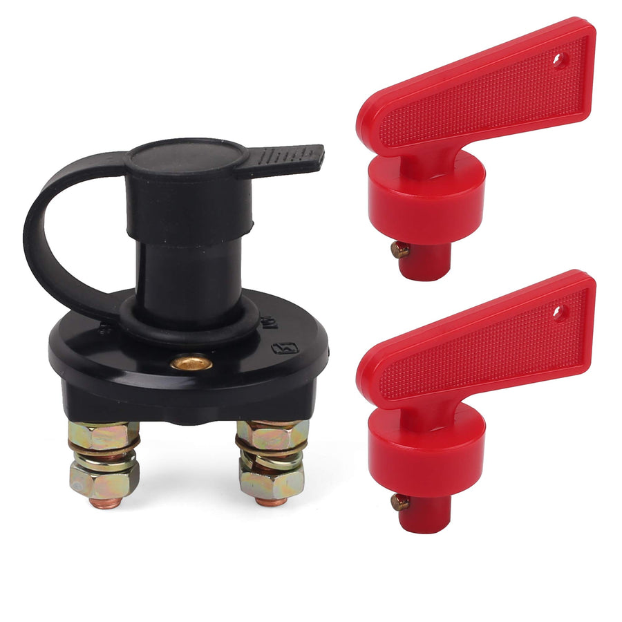 Battery Disconnect Switch with Keys, 12V-24V Battery Ki