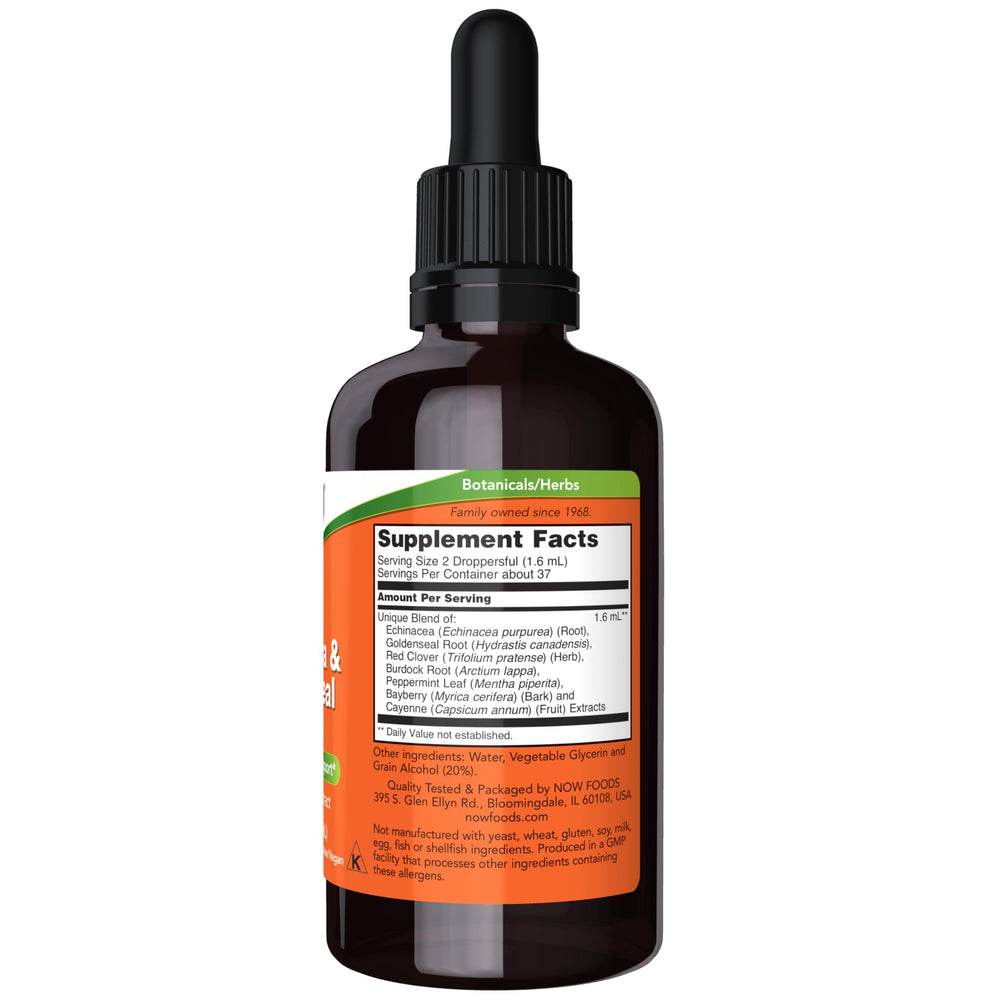 NOW Foods Supplements, Echinacea & Goldenseal Plus 