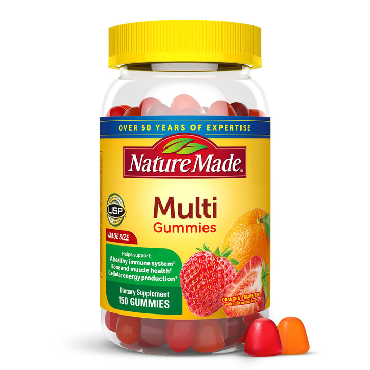 Multivitamin Gummies, Dietary Supplement for Daily Nutritional Support, 150 Gummy Vitamins and Minerals, 75 Day Supply