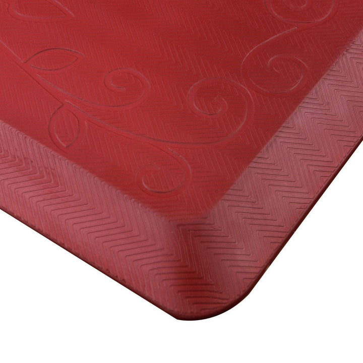 Anti Fatigue Floor Comfort Mats, 39 x 20, Red