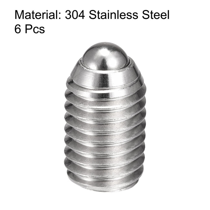 uxcell Ball Point Set Screws, M10 x 16mm 304 Stainless 