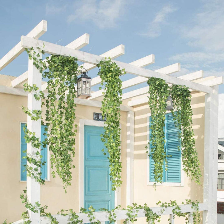 ZWYOQI 84 Feet Artificial Ivy Leaf Plants Fake Vine Han