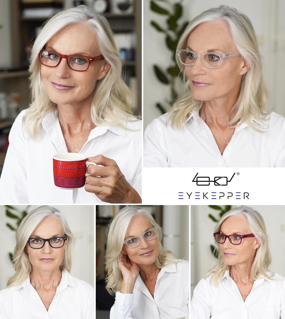 Eyekepper Ladies Reading Glasses - 5 Pack Retro Readers