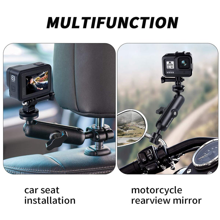 WADAHEFA 360° Rotating Sports Camera Bracket, Motorcycl