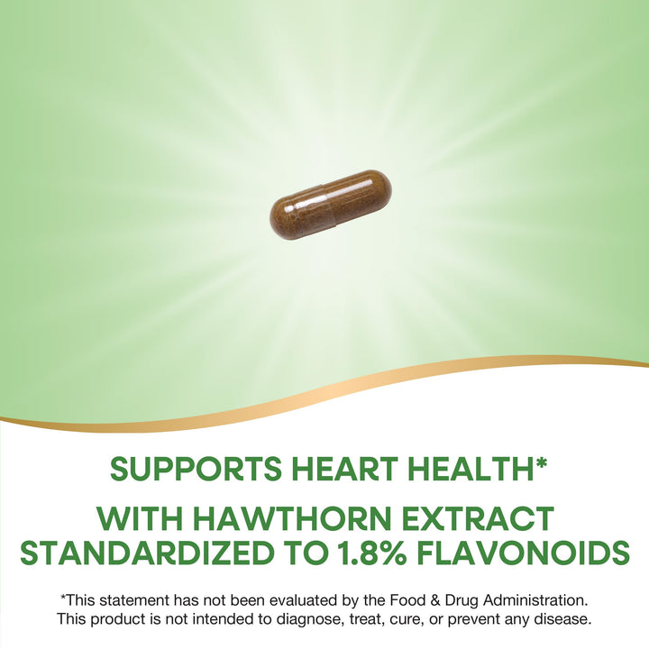 Nature&#39;s Way Hawthorn, Premium Extract, Support