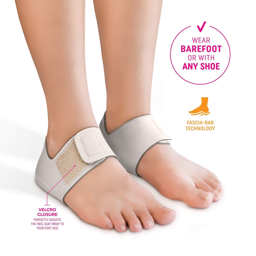 Heel Seat Wraps for Plantar Fasciitis and Heel Spurs (Medium)