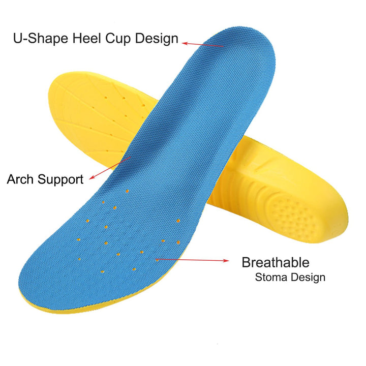 Basmile Shoe Insoles, Orthotic Insoles, Memory Foam Ins