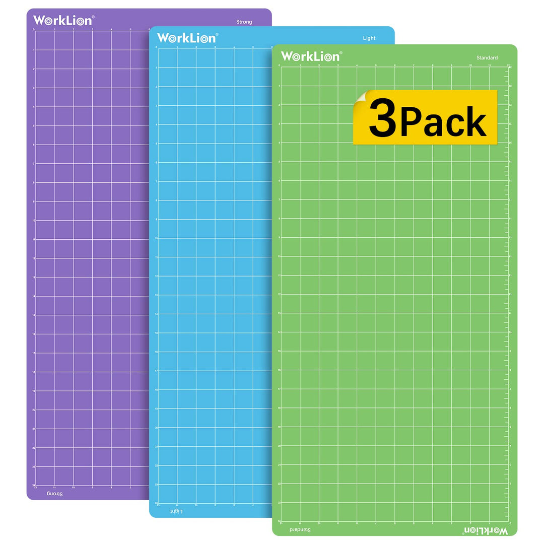 Cutting Mat 12x24 for Cricut: Cricut Explore One/Air/Air 2/Maker Variety Adhesive Sticky(Standard adhesive,Light adhesive,Strong adhesive)Non-Slip Durable Mat Accessories for Cricut