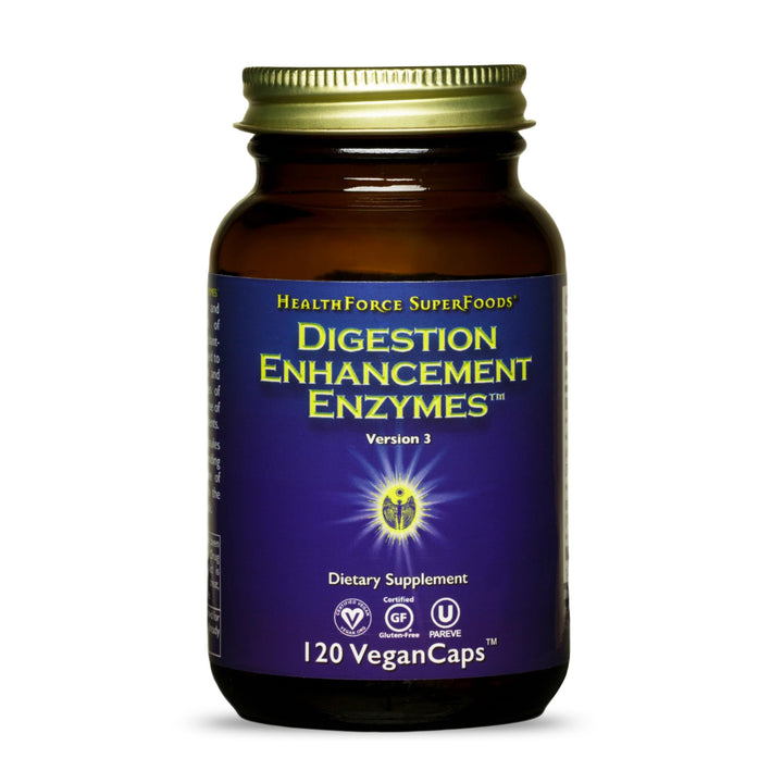 Digestion Enhancement Enzymes - 120 Vegan Capsules