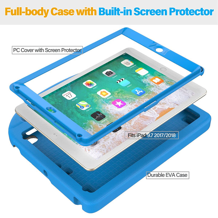 SUPLIK Kids Case for iPad 5th/6th Generation(9.7 inch, 