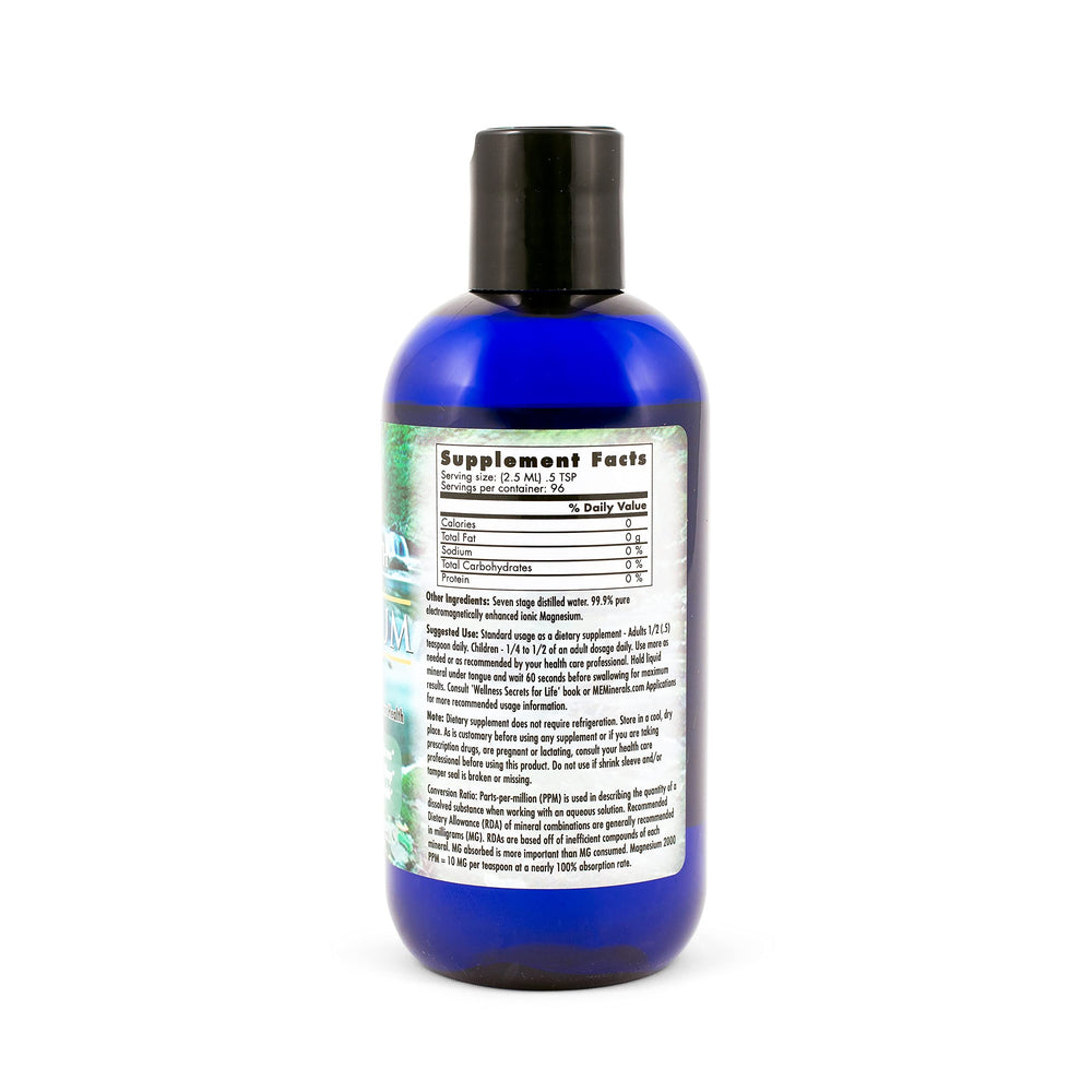 - Magnesium - 8 Ounce 96 Servings