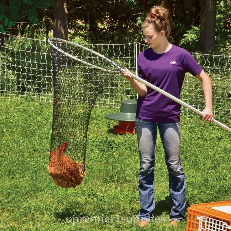 Premier EZ Catch Net (37- 57 Handle with 23 Net Opening &amp; Teardrop Mesh)