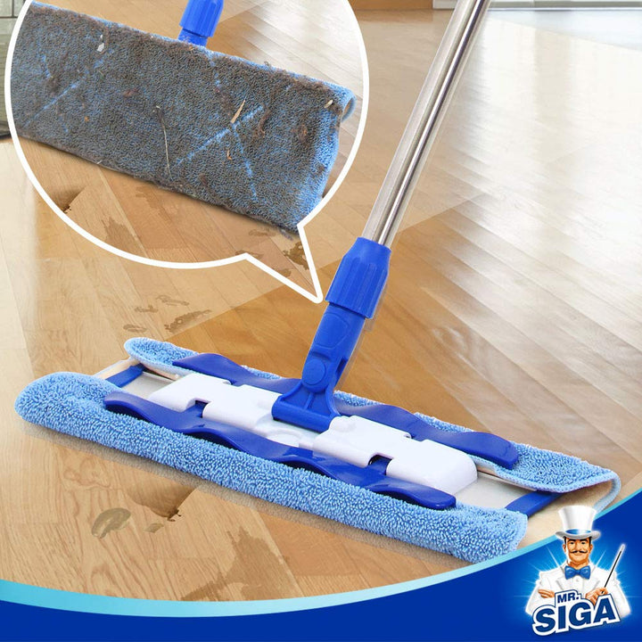 MR.SIGA Professional Microfiber Mop for Hardwood, Lamin