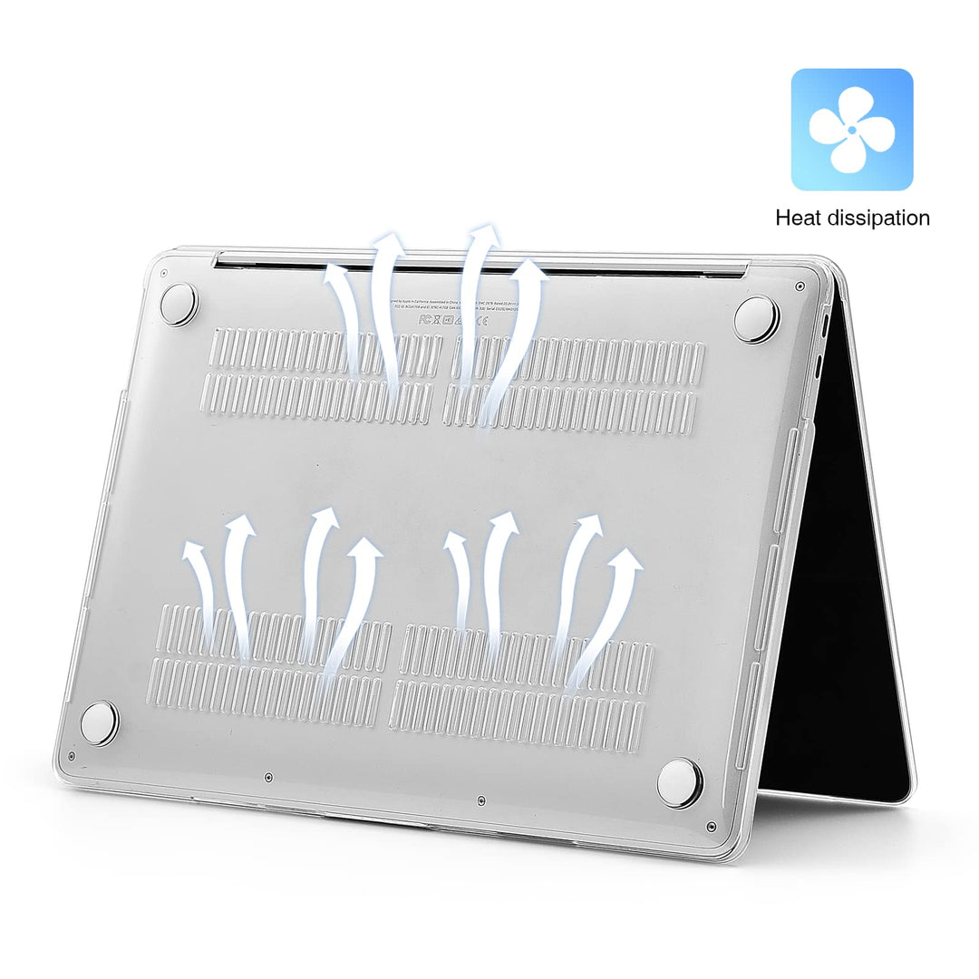 Case Compatible with MacBook Pro 13 inch M2 2024 2023 2022-2016 Release M1 A2338 A2289 A2251 A2159 A1989 A1706 A1708 Protective Hard Case with Keyboard Cover, Screen Protector, Crystal Clear