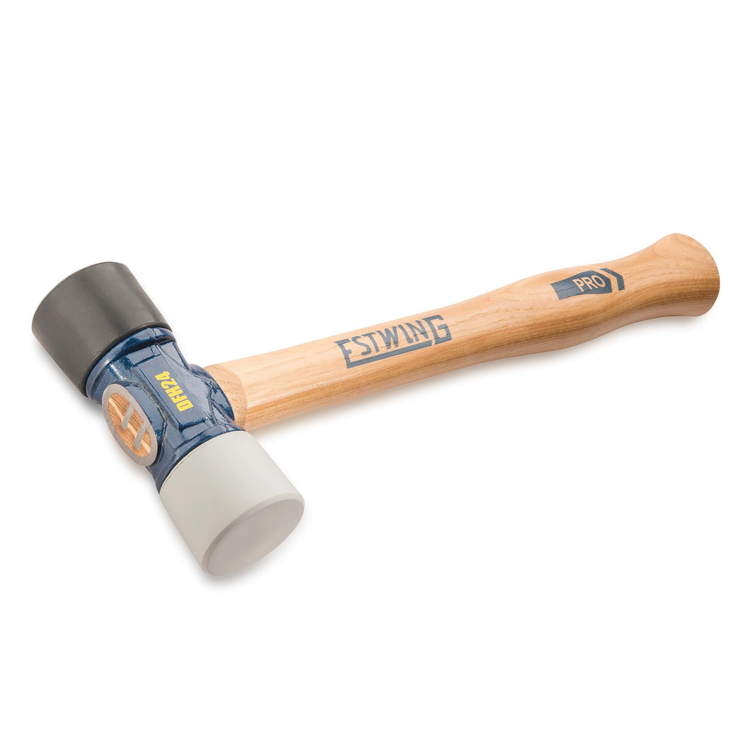 ESTWING Rubber Mallet - 24 oz Double-Face Hammer with S