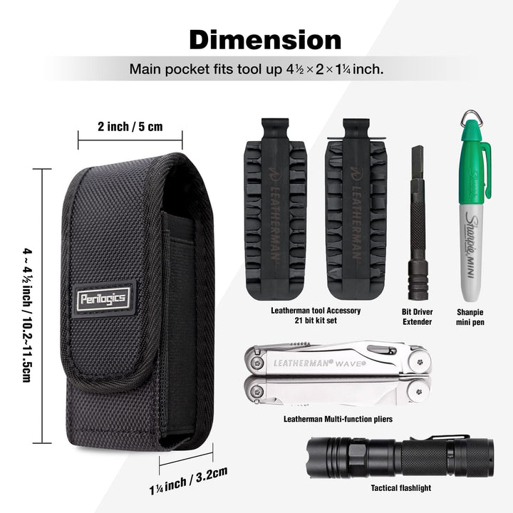 Perilogics Tool Sheath Replacement for Leatherman, Gerb