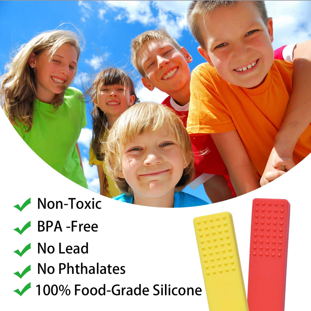 Chew Necklace, Autism Chew Necklace (4PCS), Sensory Nec