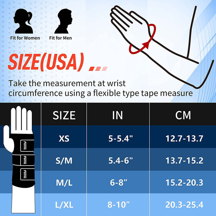 FEATOL Wrist Brace for Carpal Tunnel, Adjustable Night 