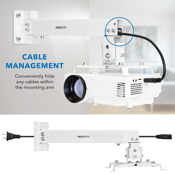 Mount-It! Wall or Ceiling Projector Mount with Universa