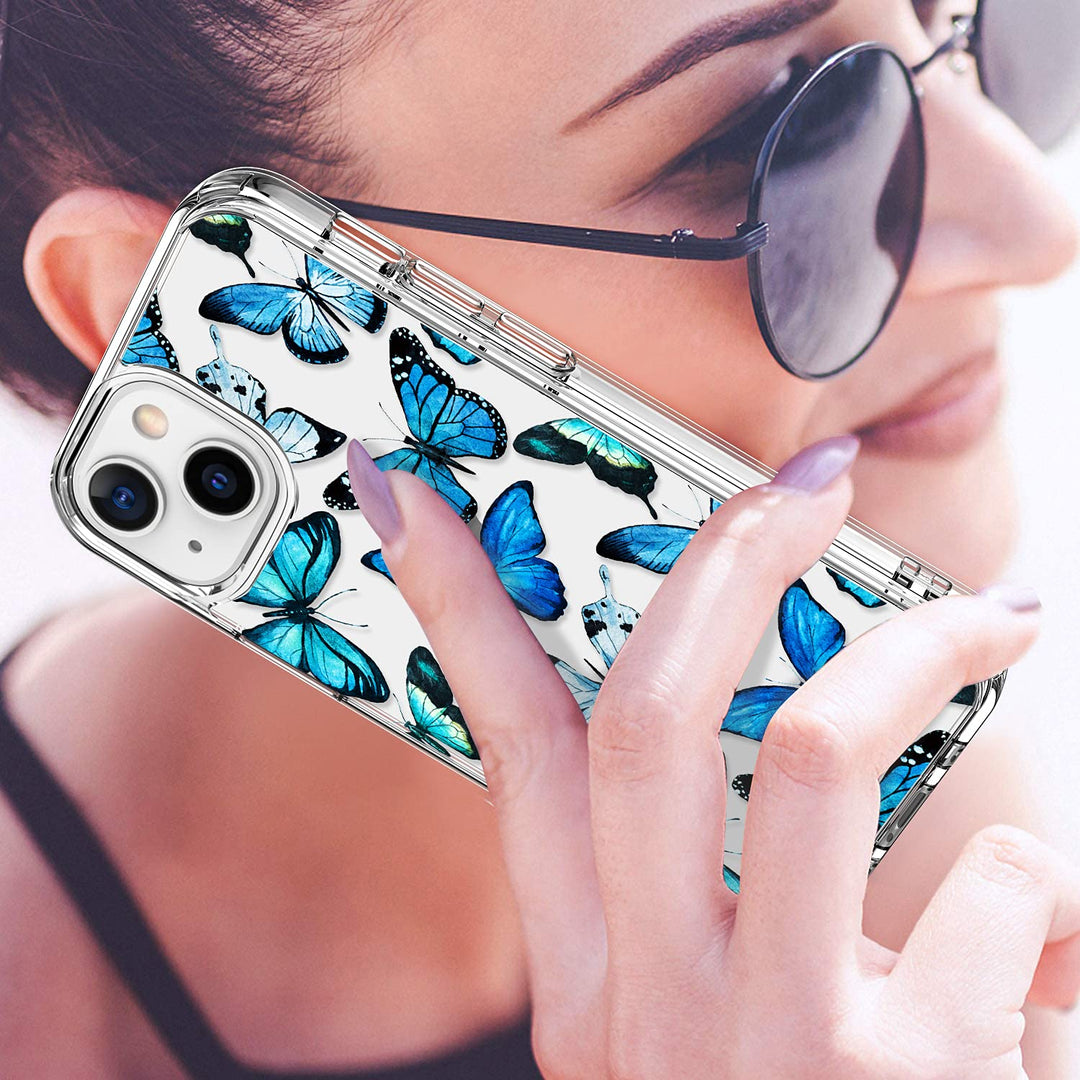 LUHOURI Designed for iPhone 13 Mini Case with Screen Pr