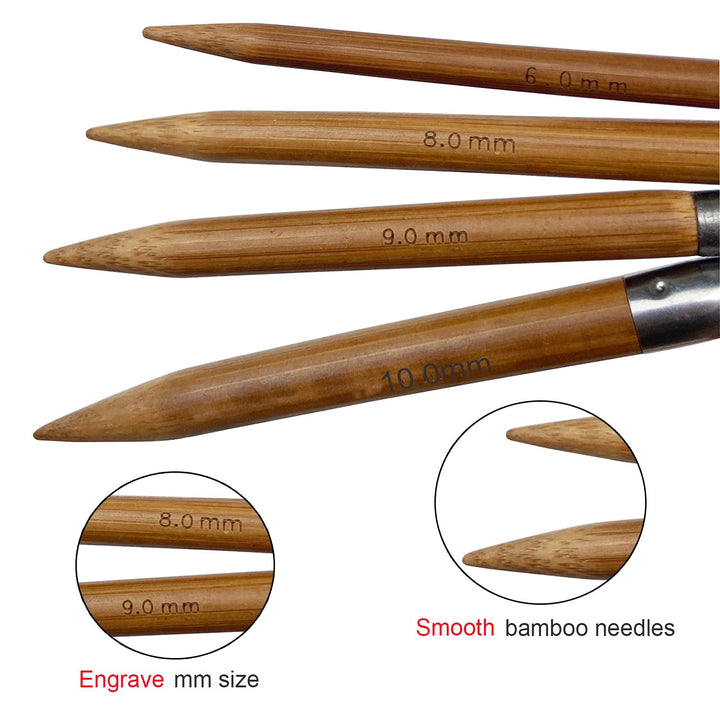 Weabetfu Bamboo Circular Knitting Needle,40-inch Length