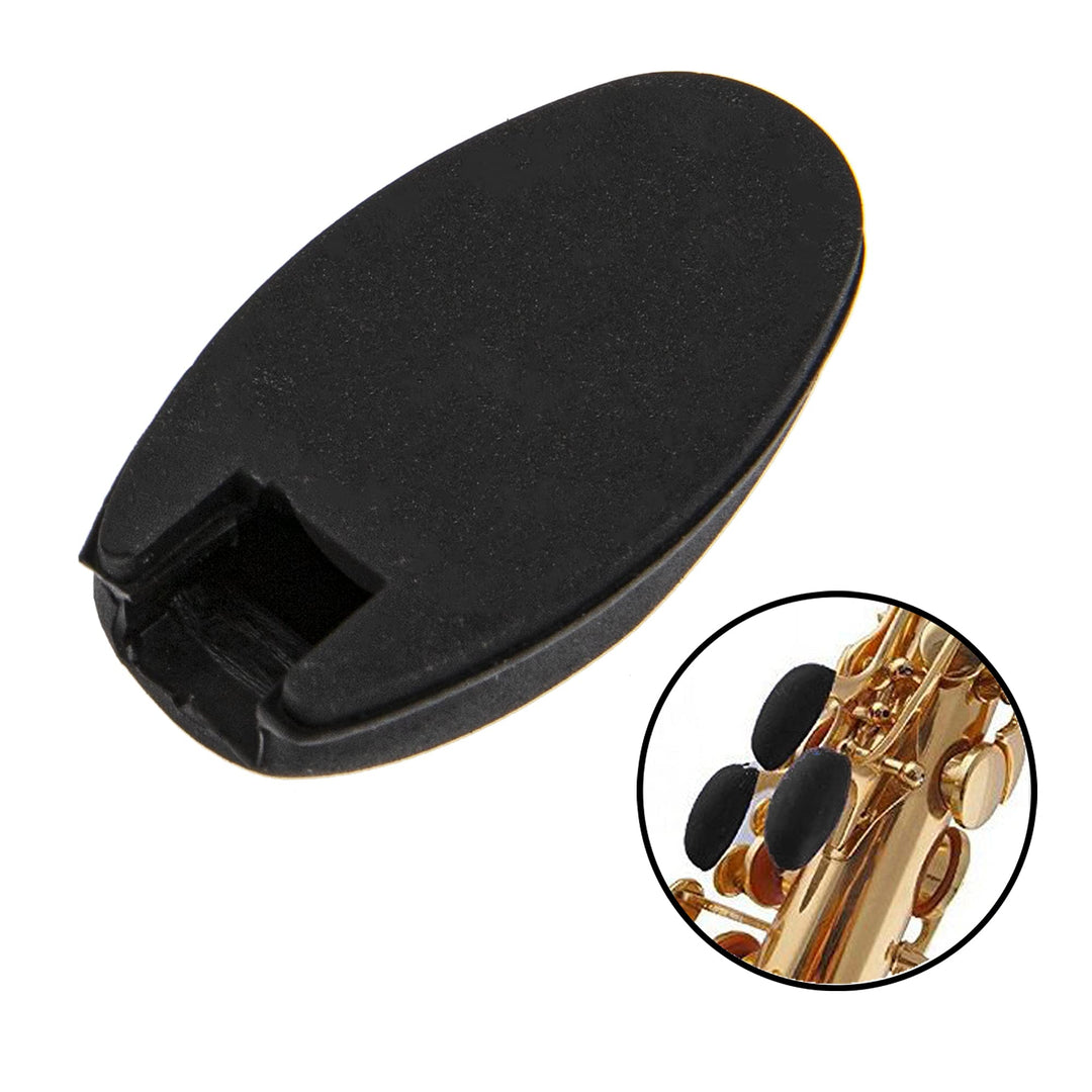 6Pcs Yootones Saxophone Thumb Finger Rest Palm Key Risers Compatible with Treble/Alto/Tenor Sax Key (Black)