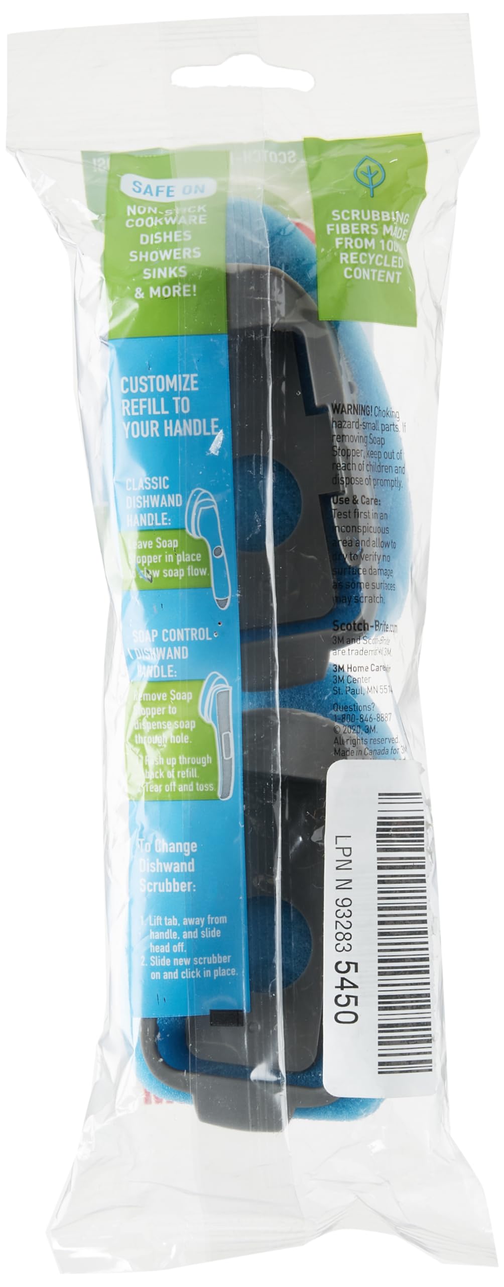 Scotch-Brite No Scratch Dishwand Refill 2 / Pack