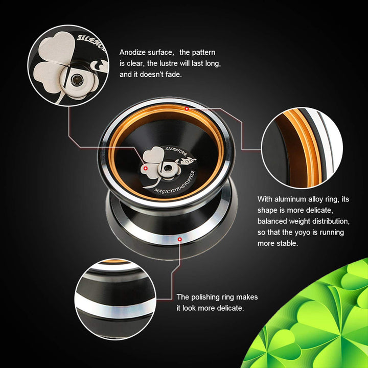MAGICYOYO M001 Silencer Yo-yo Ball Aluminum Unresponsiv