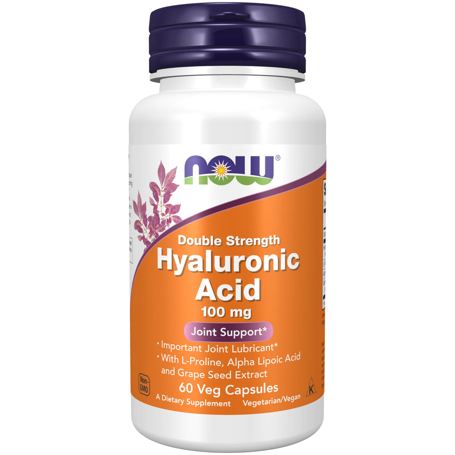 NOW Foods Supplements, Hyaluronic Acid 100 mg, Double S