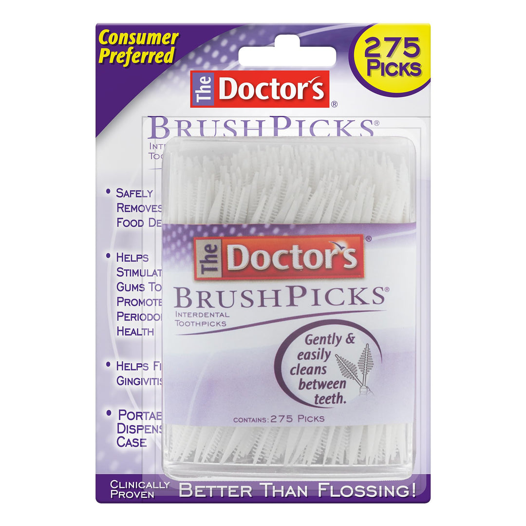 The Doctor&#39;s Brush Picks Interdental Toothpicks - 275 CT