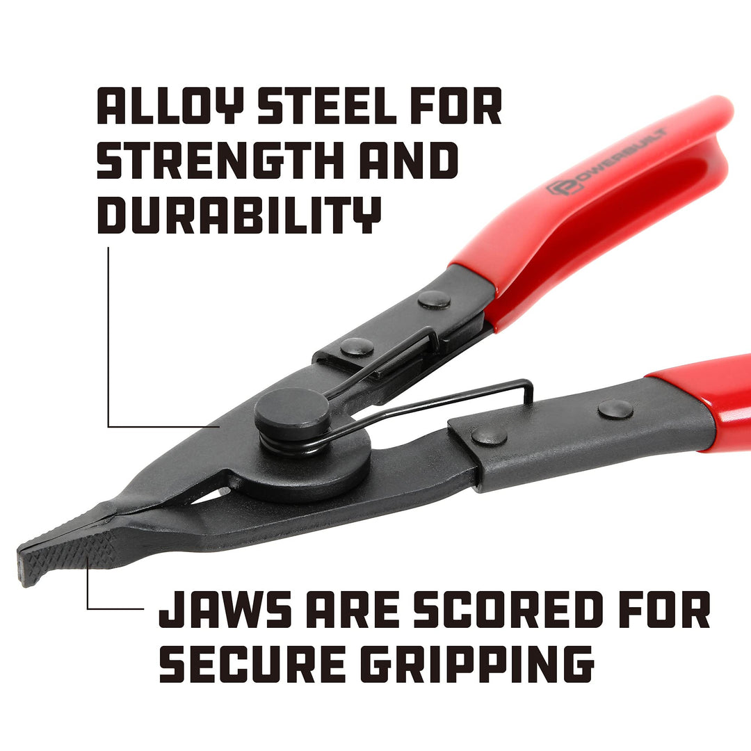 648633 Internal Snap Ring Pliers , Red