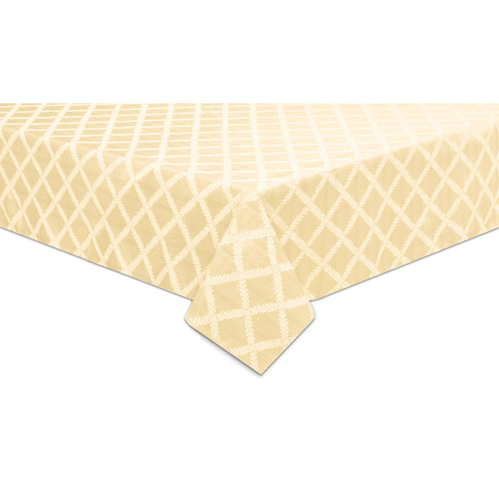 Lenox Laurel Leaf 70x104 Oblong Tablecloth, Ivory