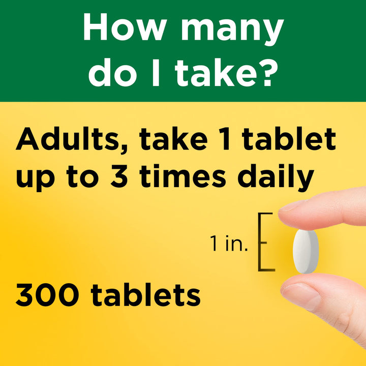 Calcium Magnesium Zinc Tablets with Vitamin D, 300 Count